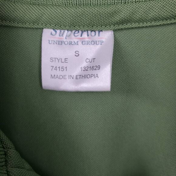 SUPERIOR  UNIFORM GROUP Men S Green Publix Short Sleeve Polo Shirt - Picture 3 of 3
